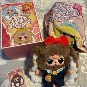 Baby Three V2 Rabbit Macaron Cute Bunny Plush Series - Box opened to verify.